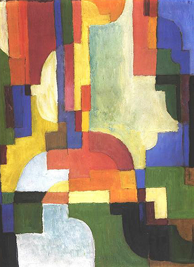 Colourful Shapes II August Macke